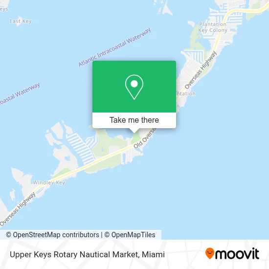 Upper Keys Rotary Nautical Market map