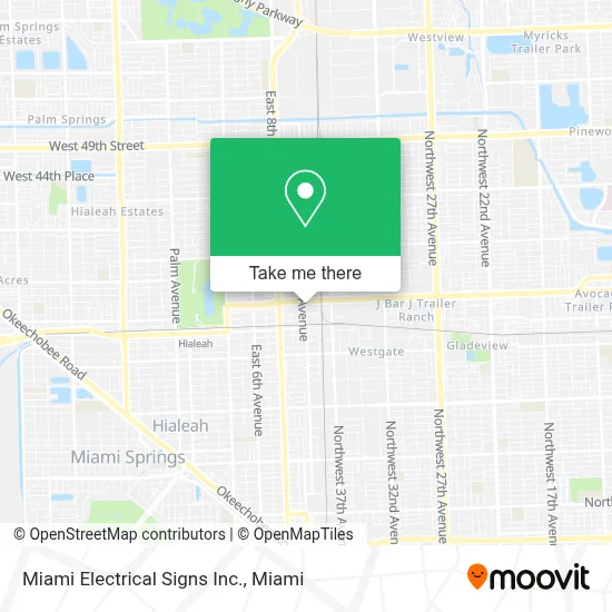 Miami Electrical Signs Inc. map
