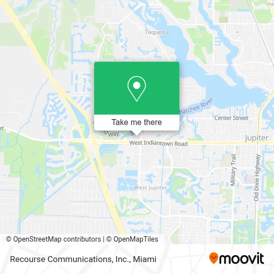 Recourse Communications, Inc. map