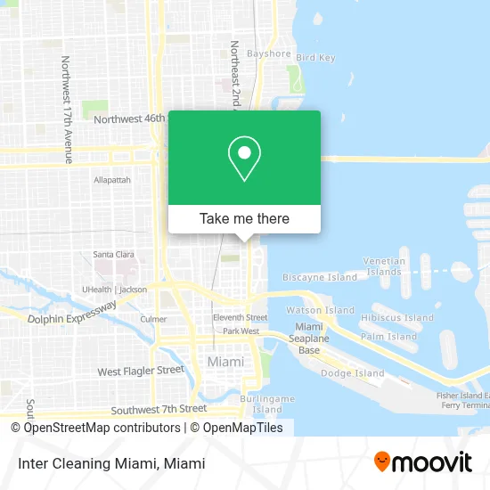 Inter Cleaning Miami map