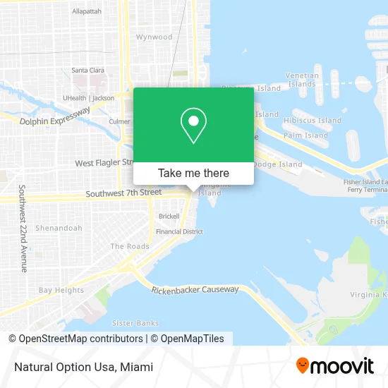 Natural Option Usa map