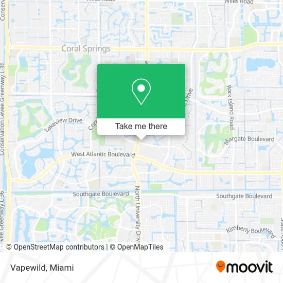 Vapewild map