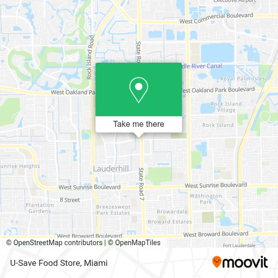U-Save Food Store map