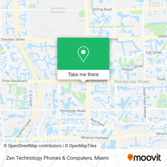 Zen Technology Phones & Computers map