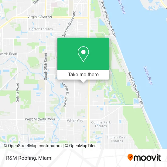 Mapa de R&M Roofing