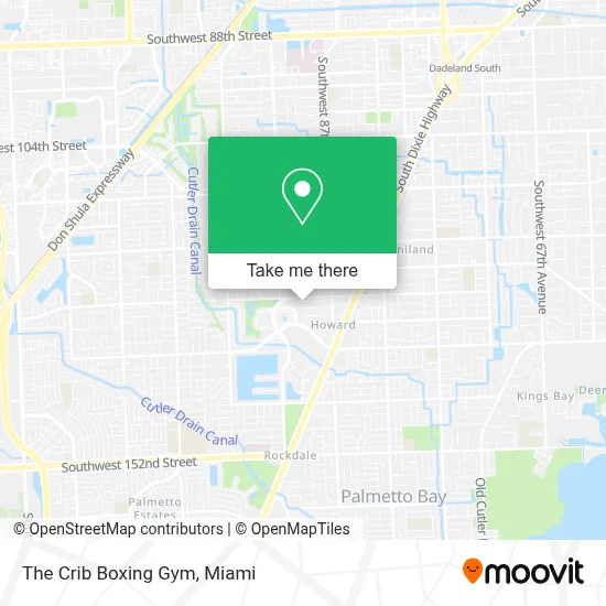 The Crib Boxing Gym map