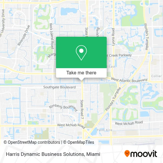Harris Dynamic Business Solutions map