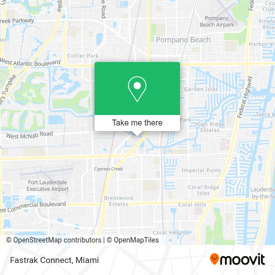Fastrak Connect map