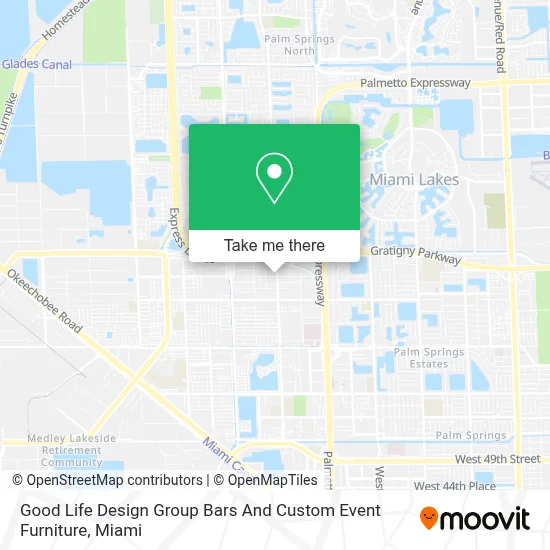 Good Life Design Group Bars And Custom Event Furniture map