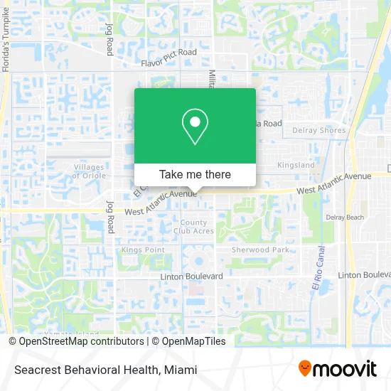 Seacrest Behavioral Health map