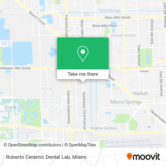 Roberto Ceramic Dental Lab map