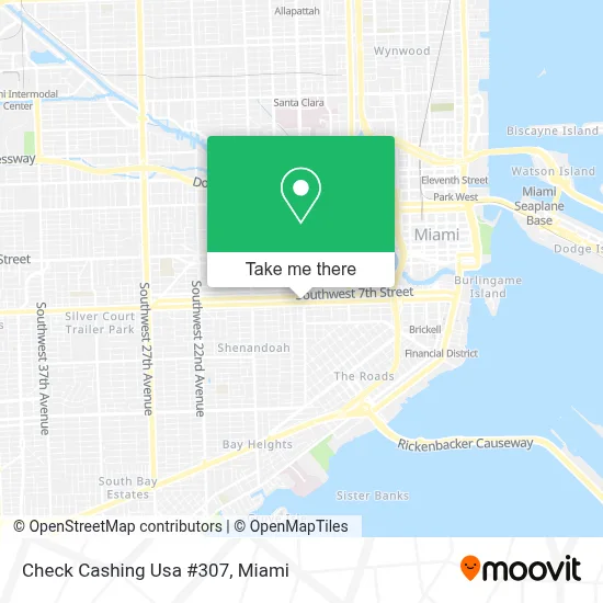 Check Cashing Usa #307 map