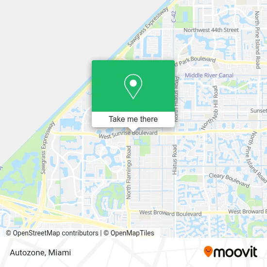 Autozone map