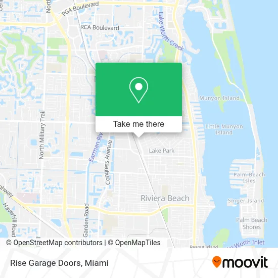 Rise Garage Doors map