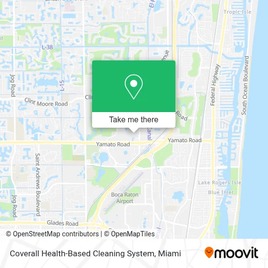 Coverall Health-Based Cleaning System map
