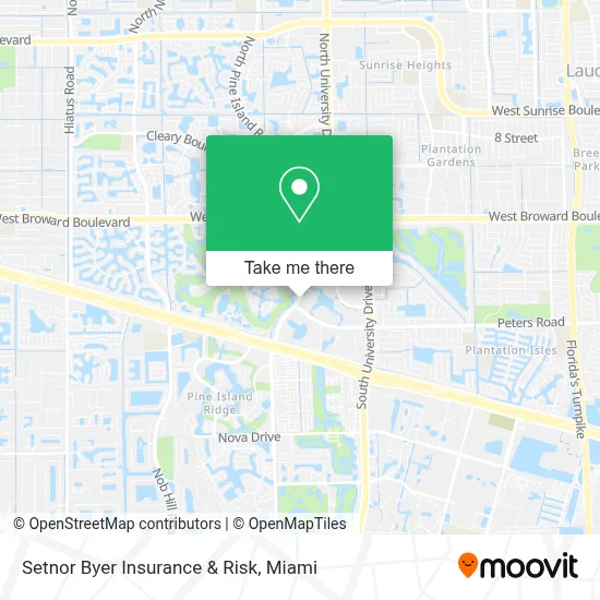Setnor Byer Insurance & Risk map