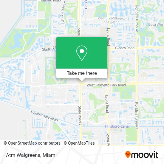 Atm Walgreens map