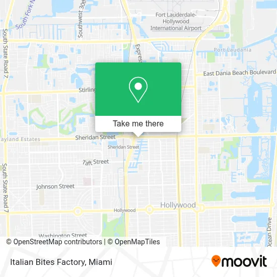 Italian Bites Factory map