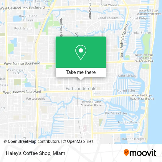 Haley's Coffee Shop map