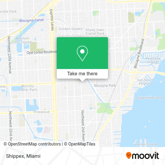 Shippex map