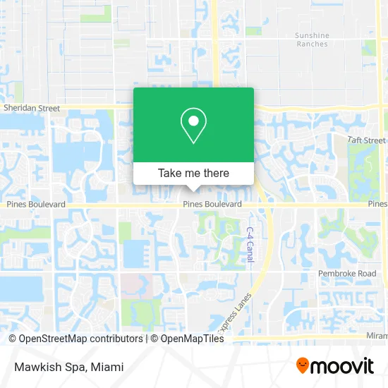 Mawkish Spa map