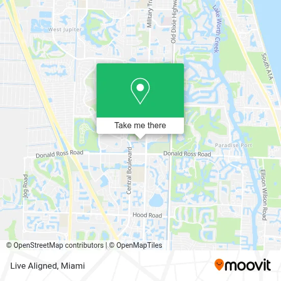 Live Aligned map