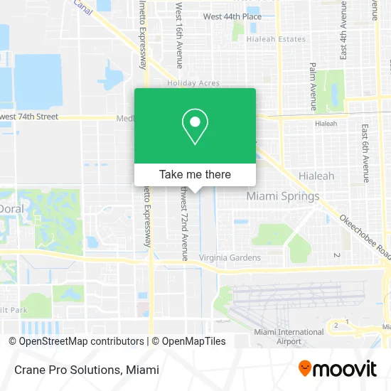 Crane Pro Solutions map