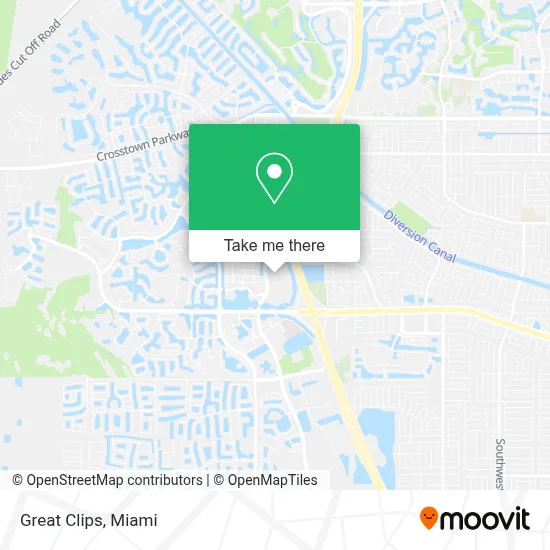 Great Clips map