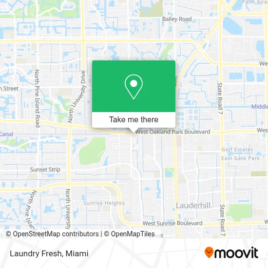 Laundry Fresh map