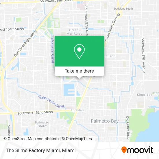 The Slime Factory Miami map