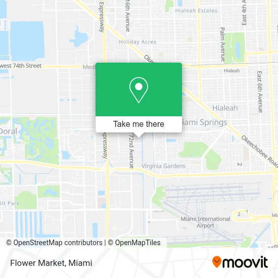 Flower Market map