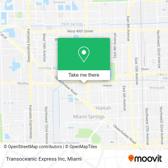 Transoceanic Express Inc map