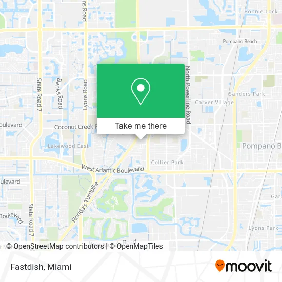 Fastdish map