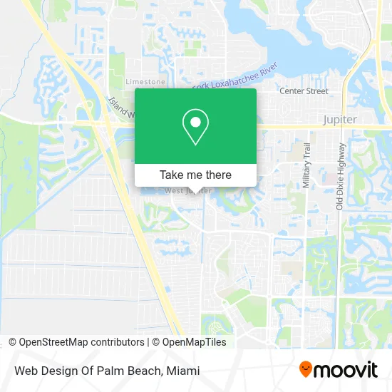 Web Design Of Palm Beach map