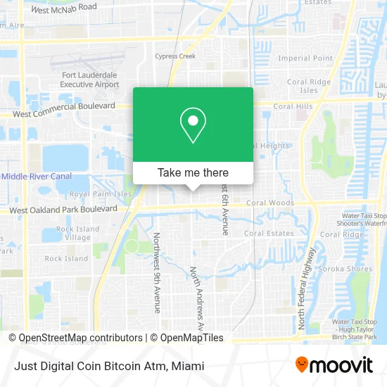 Just Digital Coin Bitcoin Atm map