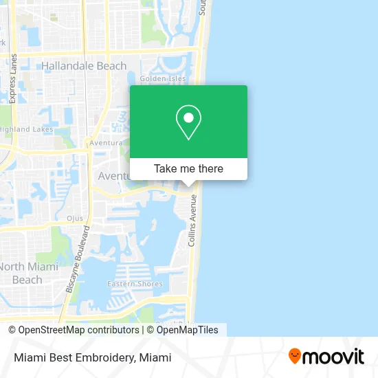 Miami Best Embroidery map