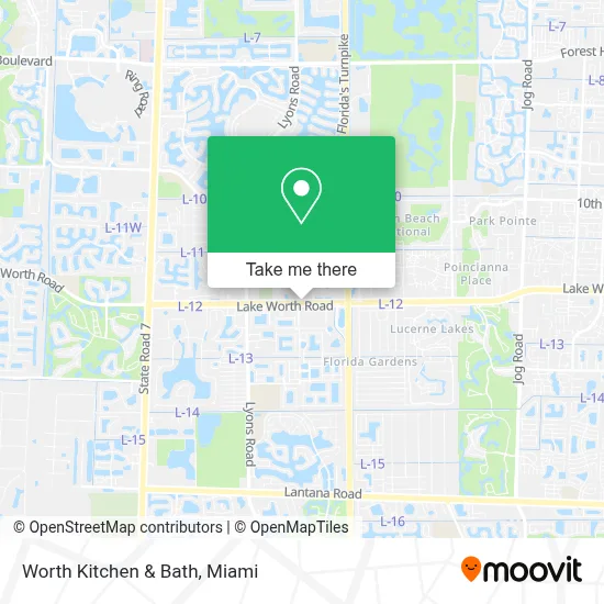 Worth Kitchen & Bath map