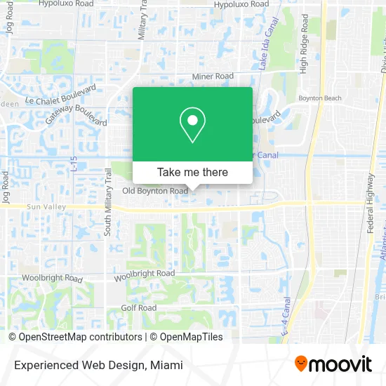 Experienced Web Design map