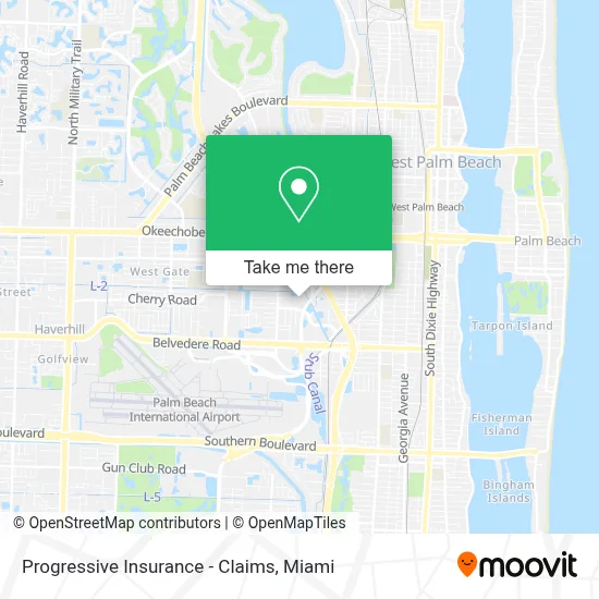 Progressive Insurance - Claims map