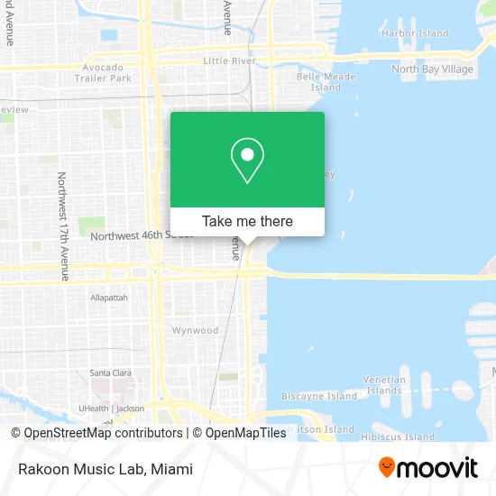 Rakoon Music Lab map
