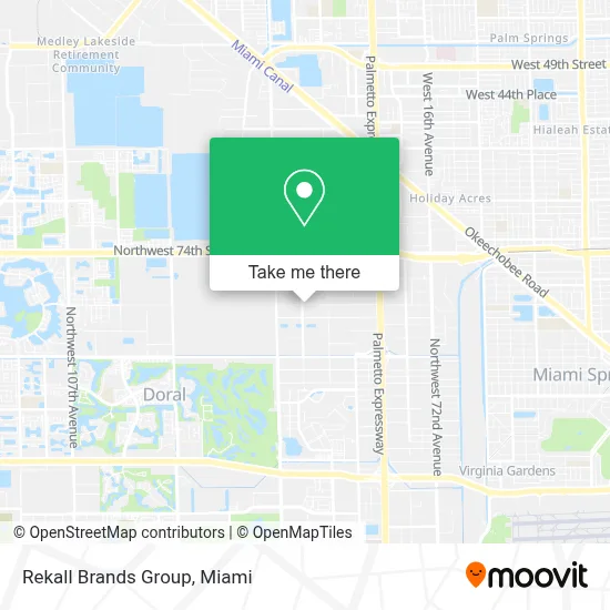 Rekall Brands Group map