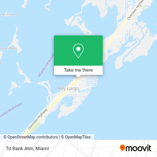 Td Bank Atm map