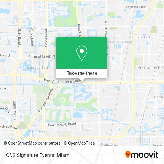 C&S Signature Events map