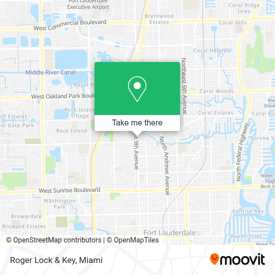 Roger Lock & Key map