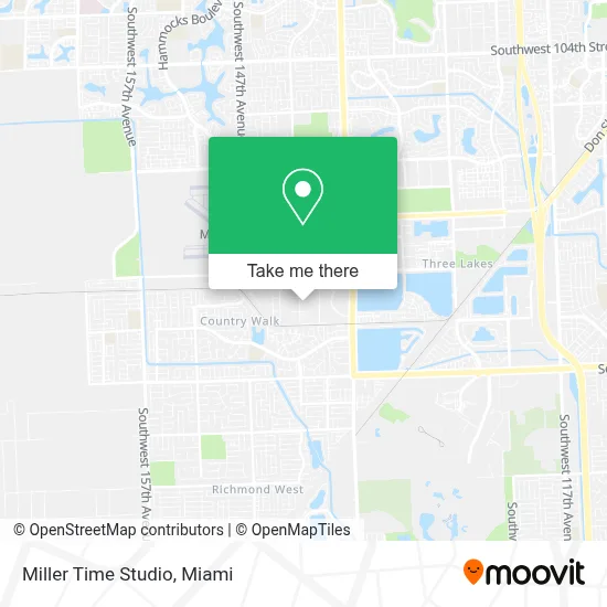 Miller Time Studio map