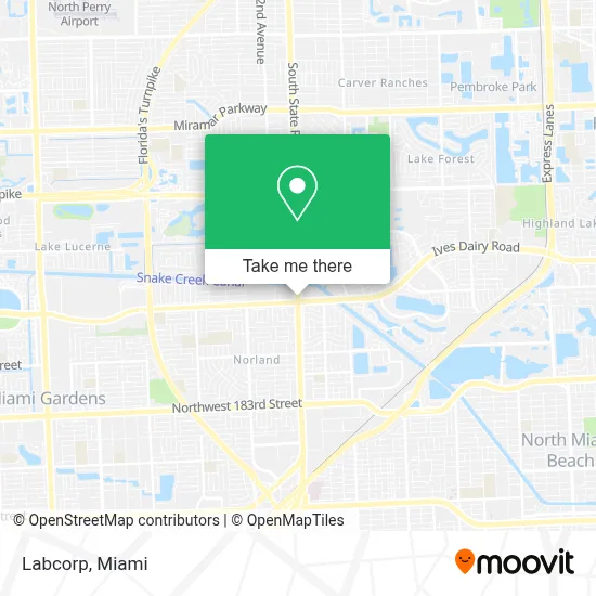 Labcorp map