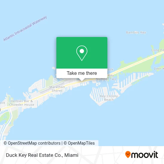 Duck Key Real Estate Co. map