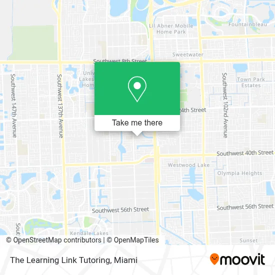 The Learning Link Tutoring map