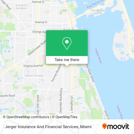 Jerger Insurance And Financial Services map