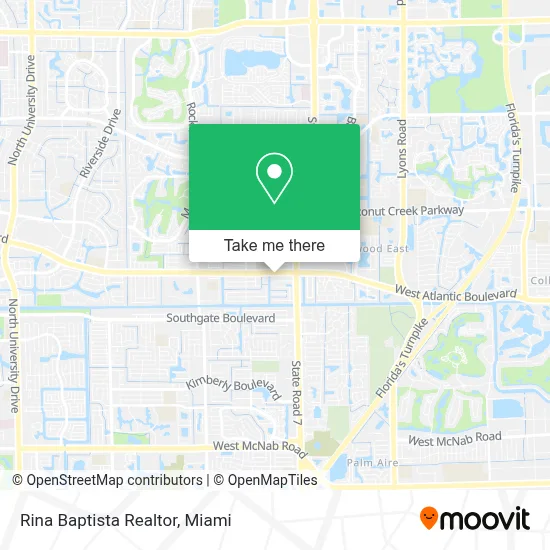 Rina Baptista Realtor map